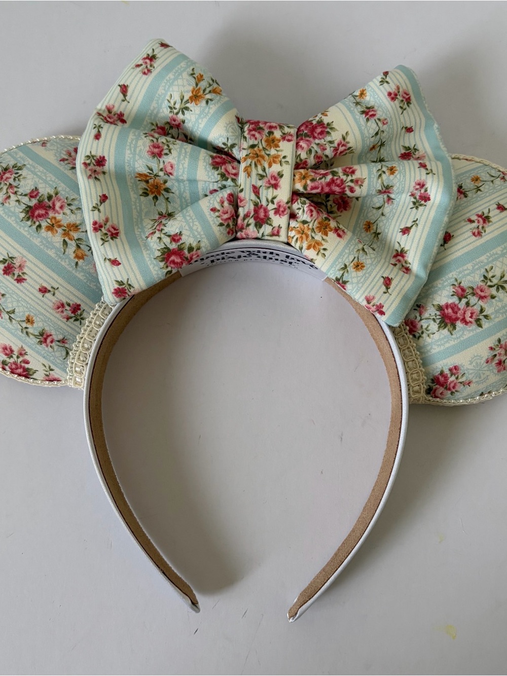 Disney Floral Cottagecore Minnie Mouse Ear Headband